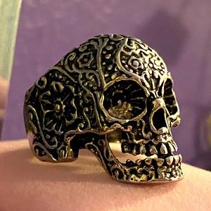 Skull Ring Punk Goth Style